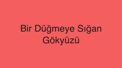 Bir Düğmeye Sığan Gökyüzü