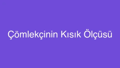 Çömlekçinin Kısık Ölçüsü