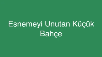 Esnemeyi Unutan Küçük Bahçe