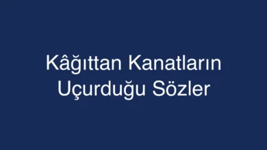 Kâğıttan Kanatların Uçurduğu Sözler