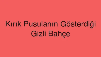 Kırık Pusulanın Gösterdiği Gizli Bahçe
