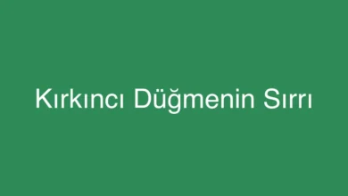 Kırkıncı Düğmenin Sırrı