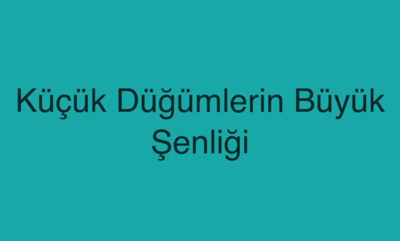 Küçük Düğümlerin Büyük Şenliği