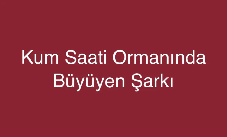 Kum Saati Ormanında Büyüyen Şarkı