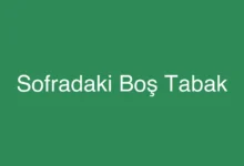 Sofradaki Boş Tabak