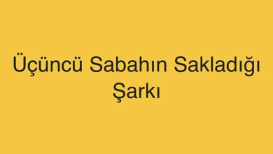 Üçüncü Sabahın Sakladığı Şarkı