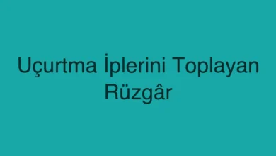 Uçurtma İplerini Toplayan Rüzgâr